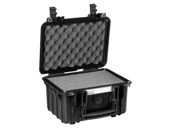 Explorer Cases 2717HL.B, Hard shell-etui, Polypropylenkopolymer (PPC), 1,75 kg, Sort
