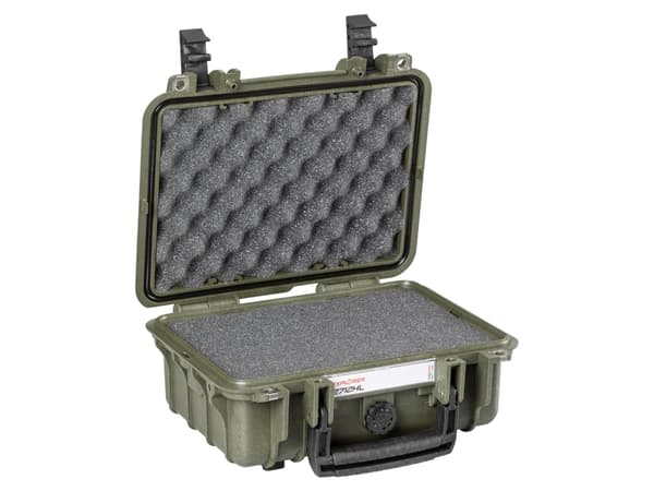 Explorer Cases 2712HL.G, Kovakuorinen kotelo, polypropyleenikopolymeeri (PPC), 1,46 kg, vihreä