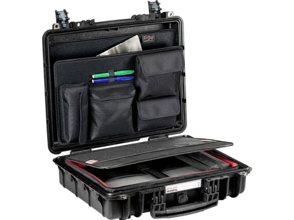 Explorer Cases Outdoor kuffert 4412HL.B C black with notebook bag BAG PC-44 (B x H x T) 45 x 35 x 13 cm Sort 4412HL.B C