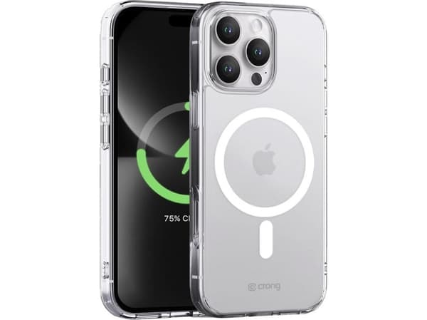 Crong Crong Clear MAG-deksel - iPhone 16 Pro Max MagSafe-deksel (gjennomsiktig)