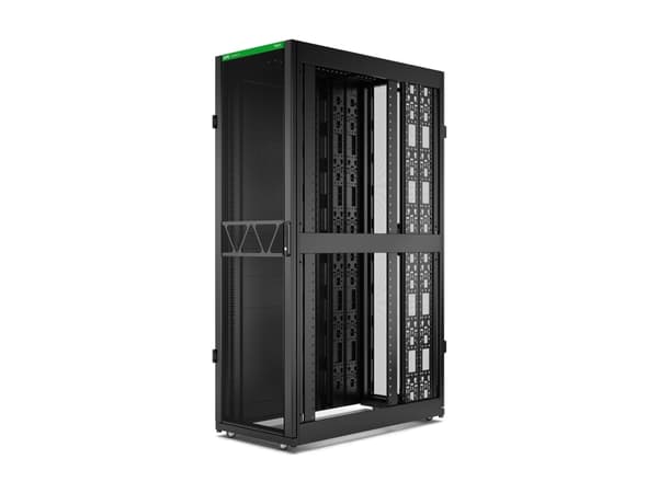 APC NetShelter SX Gen 2 - Rack skåp - 1991 H x 600 B x 1200 D mm, med sidor - golvstående - svart - 42U - 19" - TAA-kompatibel