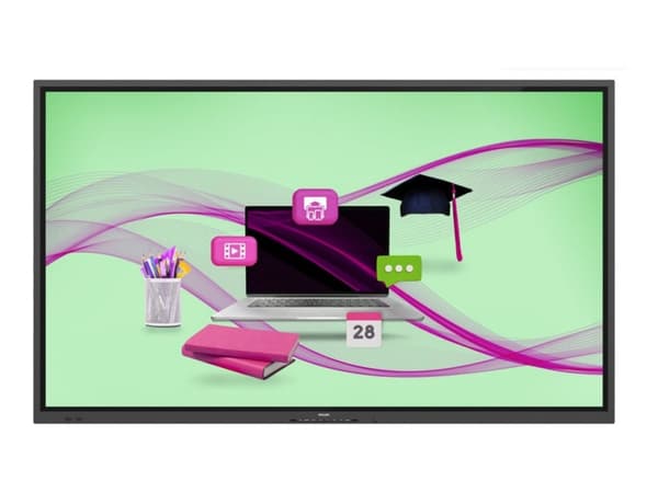 Philips 65BDL4152E - 65" Diagonalklasse (64.5" synlig) - E-Line LED-bakgrunnsbelyst LCD-skjerm - interaktiv digital skilting - med pekeskjerm (multib