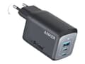 Miniatyrbilde 1 av 5: Anker Prime - Strømadapter - GaN - AC 100-240 V - 67 watt - utgangskontakter: 3