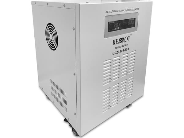 Kemot automatisk spänningsstabilisator KEMOT MSER-15000 (15000 VA, servomotor)