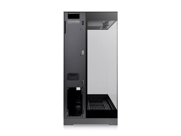 Thermaltake CTE E550 TG - Mid tower - utvidet ATX (E-ATX) - sidepanel med vindu (herdet glass) - ingen strømforsyning (PS/2) - svart - USB/lyd