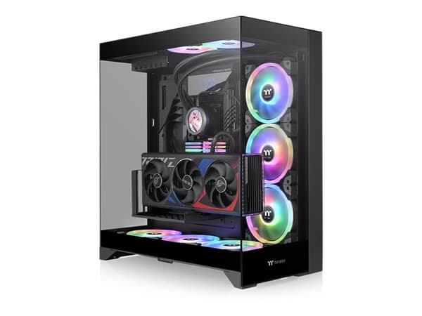 Thermaltake CTE E550 TG Musta kotelo musta