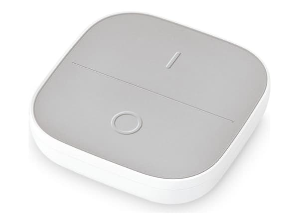WiZ Smart button -ohjauspainike, Lighting, Painikkeiden painaminen, IP20, Harmaa, Valkoinen Valkoinen