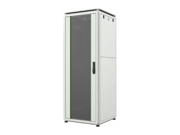 Lanview by Logon - Rack skåp - 600 x 600 mm, data line - fristående - vit, RAL 7035 - 32U - 19"