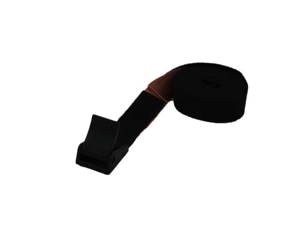 Bagagerem 200cm/18mm 1stk. sort