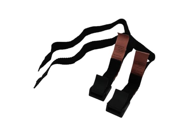 Bagageremme 40cm/18mm 2 stk. sort