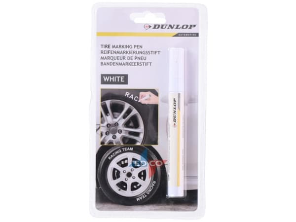 Dunlop däckpenna - vit däckpenna