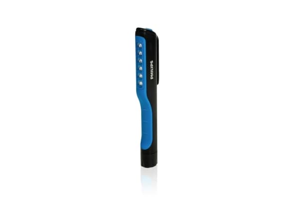 Philips Pennelykt LPL02B6LPB1, LED, 15 ampuller, 7000 K, 1200 lx, Sort, Blå, IP66 Sort, Blå