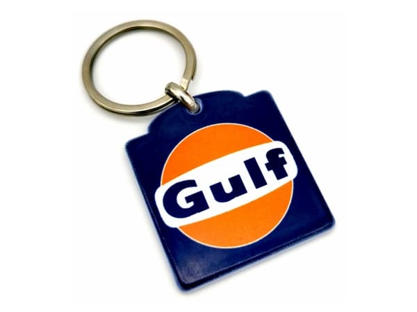 Gulf retro nyckelring