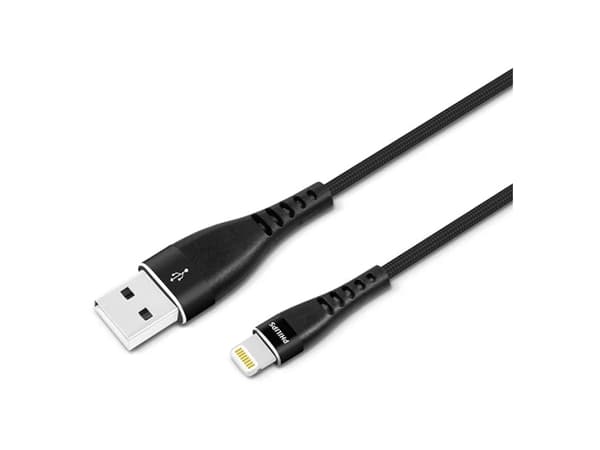 Philips USB kabel 2 meter USB-A til Lightning