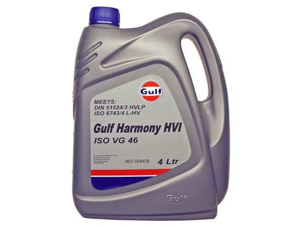 Gulf Harmony HVI 46 hydraulikolie 4 liter