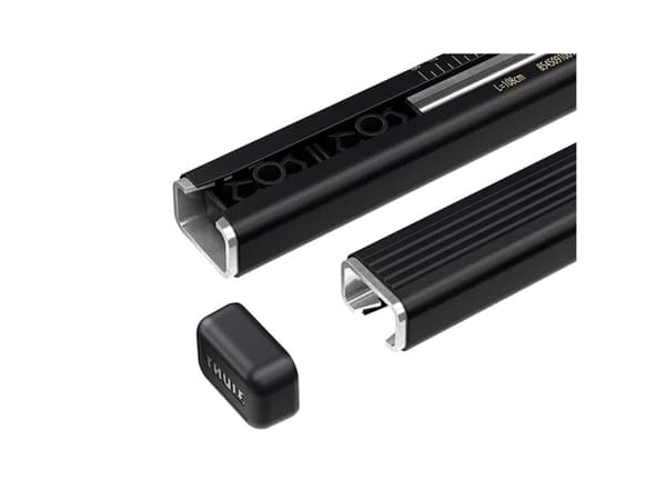 Thule SquareBar 135, Telineputki, Muovi, Terästä