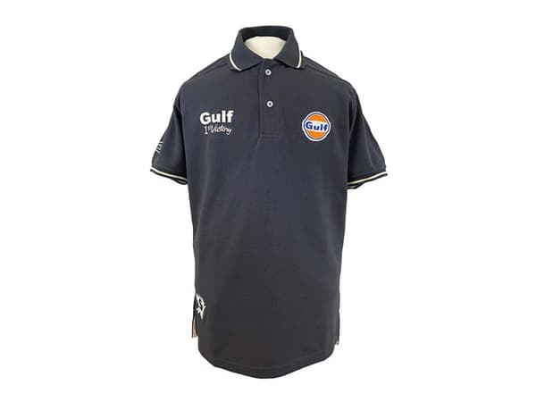Gulf Vintage polo-shirt. Mørkgrå 3XL