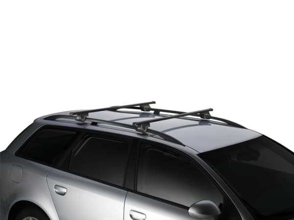Thule SquareBar 163, Lastestang, Sort, Plast, Stål, 100 kg, 1630 mm