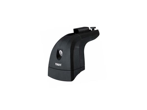 Thule 7511, Jalat, Musta, Hopea, 100 kg, Avain, Thule WingBar, SlideBar, AeroBar, SquareBar, ProBa, TÜV