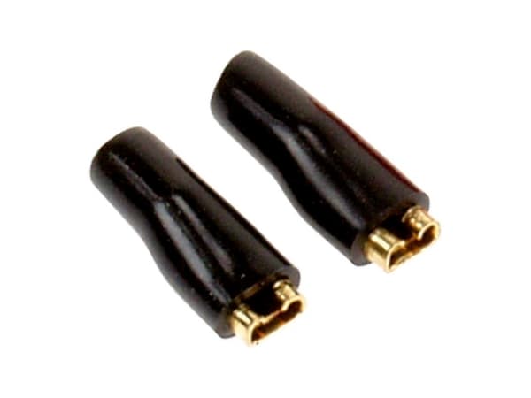 Sort højttalerstik 2,8mm 50 stk