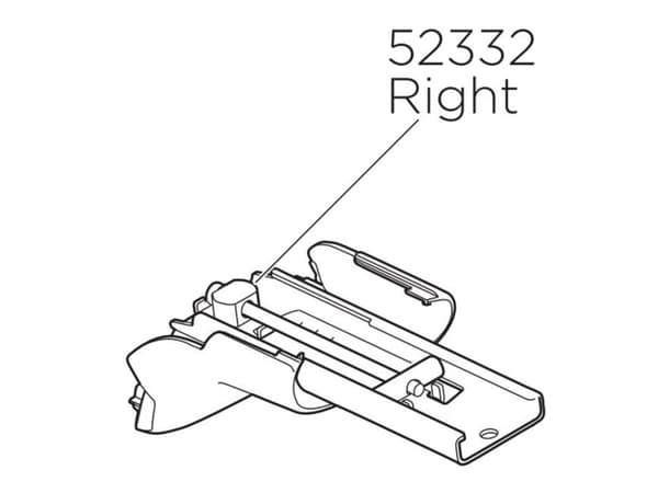 Thule-jalka oikealle WingBar 959 -reunalle
