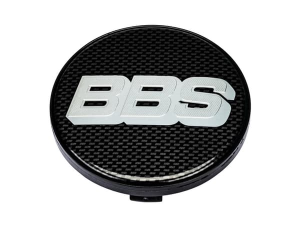 BBS centerkapsel ø 56 mm sølv/sort