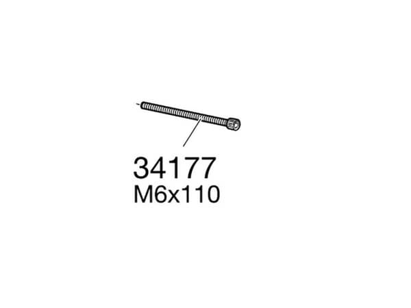 Thulen pultti m6x110