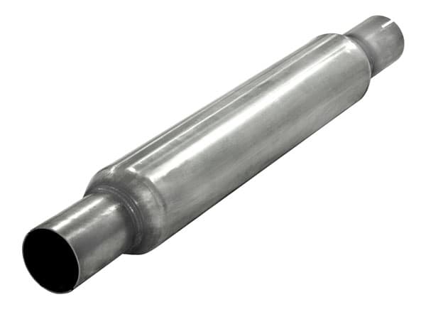 Rustfri lyddæmper 2" 76mm "micro"