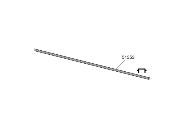 Thule gummilist t spor 1460 mm