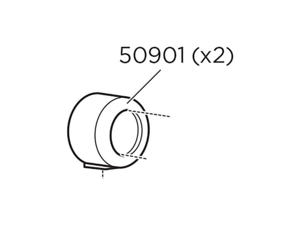 Thule plastkappe (2 stk)