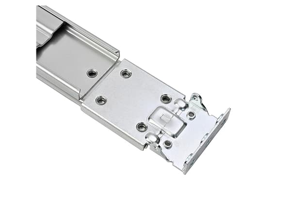 Silverstone SST-RMS09-20, Rackskinnesett, Sølv, SPCC, 45 kg, 537 mm, 24 mm