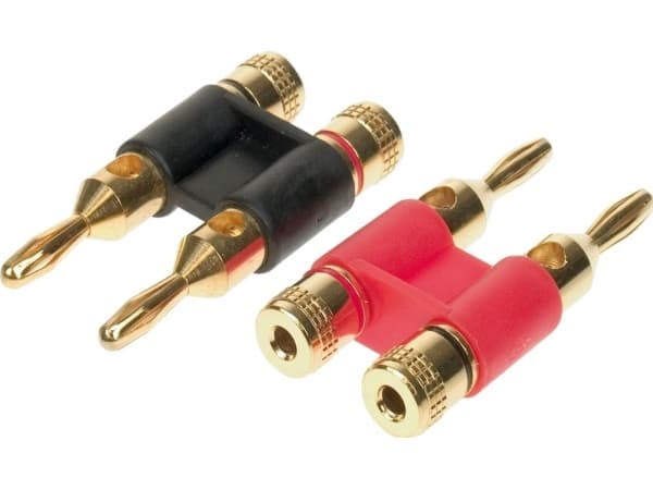 Bananstik dobb. 2 stk. Kabel max. 10 mm2
