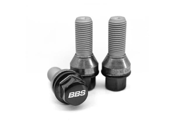 BBS-pultit (m14x1,5x33 60° kartio) musta - 20 kpl.