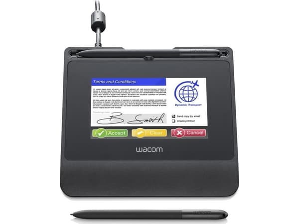 Wacom STU-540-CH2, langallinen, 2540 lpi, 108 x 65 mm, USB, 0,5 mm, kuulakärkikynä