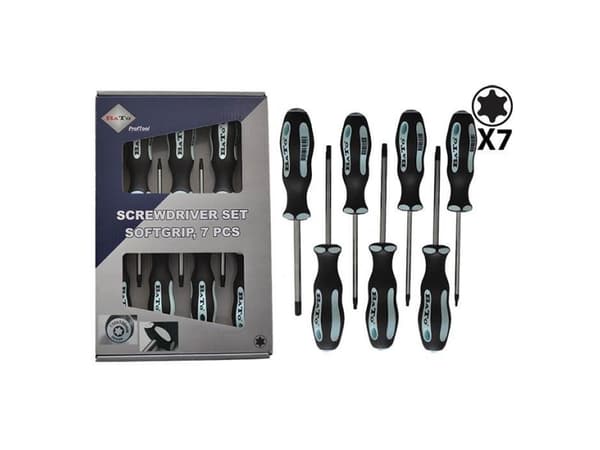 Bato skruetrækkersæt Torx 10-40 7 dele