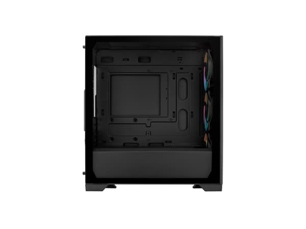Cooler Master Elite 301 - MT - micro ATX - genomskinlig sidopanel (härdat glas) - ingen strömförsörjning (ATX) - svart - USB/ljud