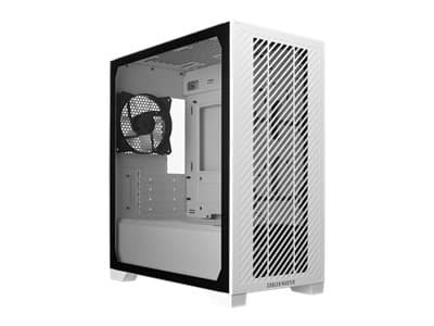 Cooler Master Elite 301 Lite - MT - micro ATX - sidepanel med vindu (herdet glass) - ingen strømforsyning (ATX) - hvit - USB/lyd