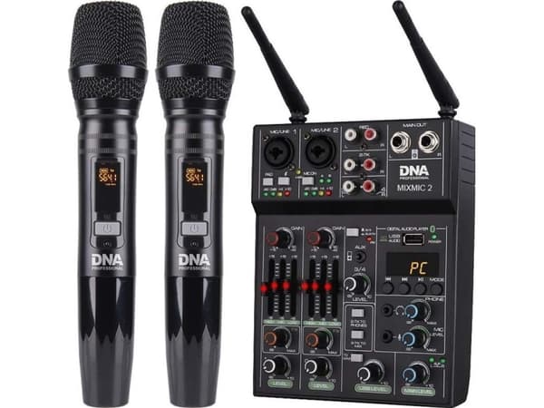 DNA DNA DNA MIXMIC 2 äänimikseri USB Bluetooth + langattomat mikrofonit