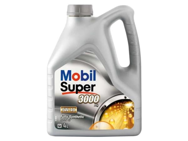 Mobil Super 3000 5W40 fuld syntetisk olie, 4 L