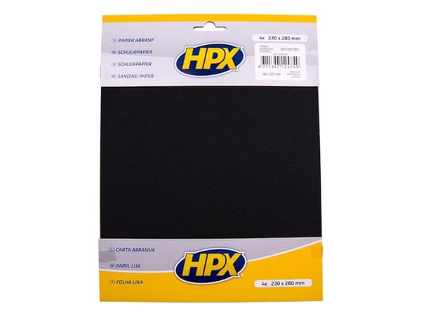 HPX sandpapperssats 1 p80, 2 p120 och 1 p180