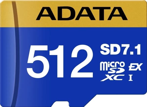 Kart ADATA ADATA MicroSDXC-kort 512GB Premier Extreme SD7.1, U3, C10, V30 (R:800/W:700 MB/s)