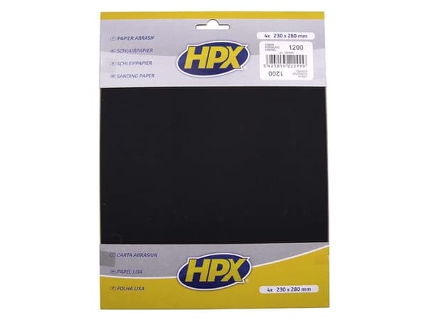 HPX sandpapper p1200 - 4 st.