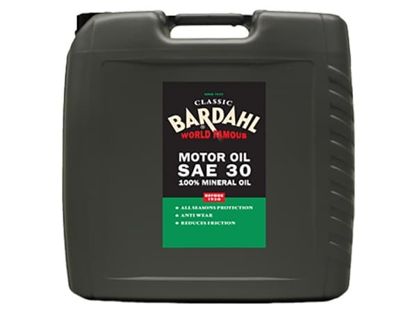 Bardahl 20 litran Sae30 Singlegrade Classic moottoriöljy