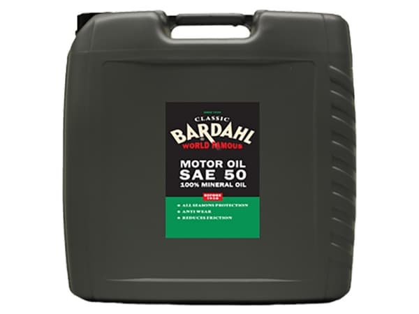 Bardahl 20 Ltr. Sae40 Singlegrade Classic motorolie