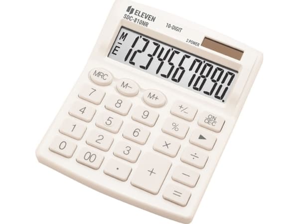 Eleven Eleven Kalkylator SDC810NRWHE vit10-siffrig display