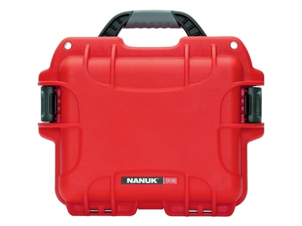 NANUK Transportkuffert Mod. 908 (B x H x T) 241 x 190 x 190 mm Rød 908S-000RD-0A0