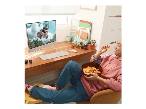 HP 24-cb1011ng - All-in-one - Core i5 1235U - RAM 8 GB - SSD 256 GB - NVMe - Intel Iris Xe Graphics - GigE - WLAN: 802.11a/b/g/n/n/n/n/ac, Bluetooth