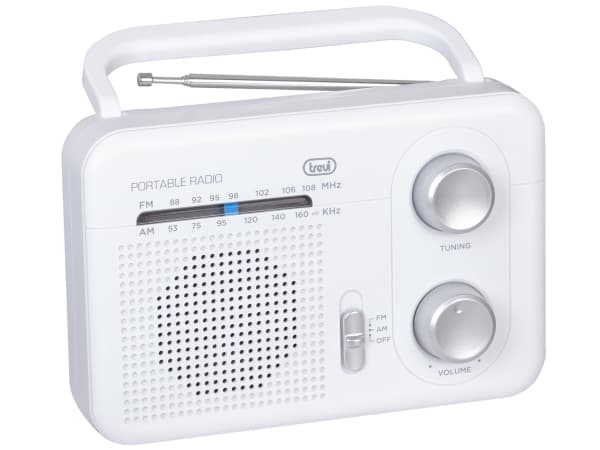 Trevi RA 7F64, Bärbar, Analog, AM, FM, 87,5 - 108 MHz, 530 - 1600 kHz, 0,7 W