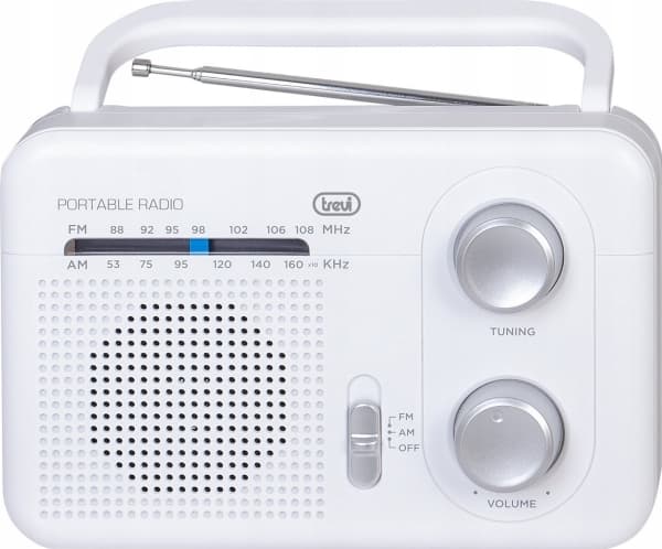 Trevi RA 7F64, Bärbar, Analog, AM, FM, 87,5 - 108 MHz, 530 - 1600 kHz, 0,7 W