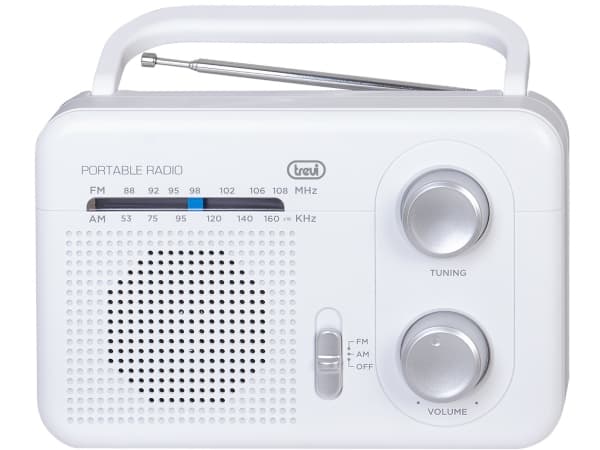 Trevi RA 7F64, Bärbar, Analog, AM, FM, 87,5 - 108 MHz, 530 - 1600 kHz, 0,7 W